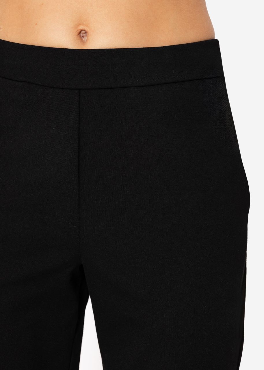 Jersey Chinos, black