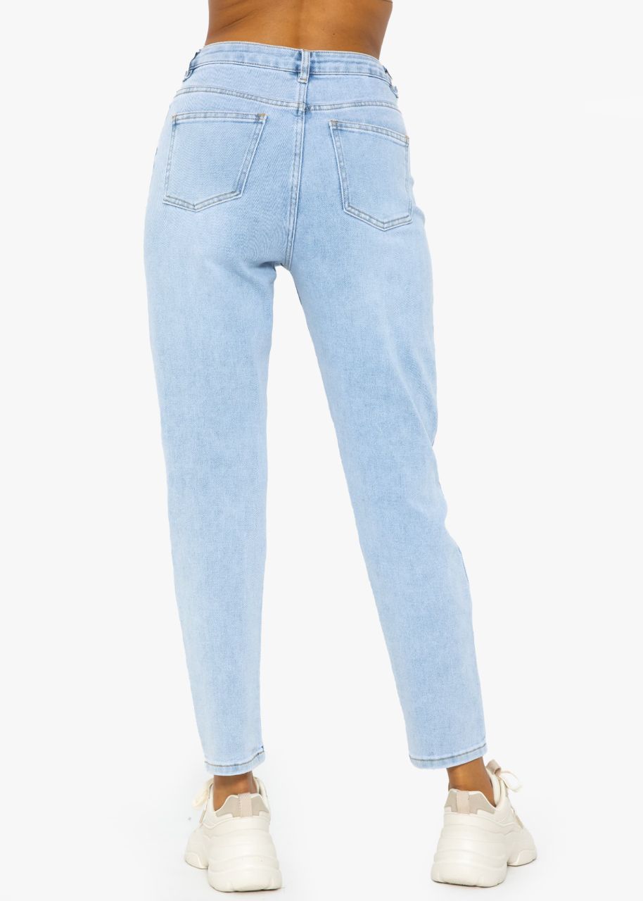 Relax Fit Highwaist Jeans, light blue