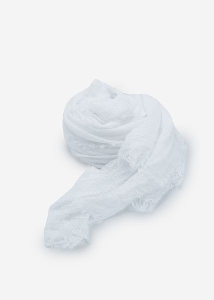 Muslin scarf - white