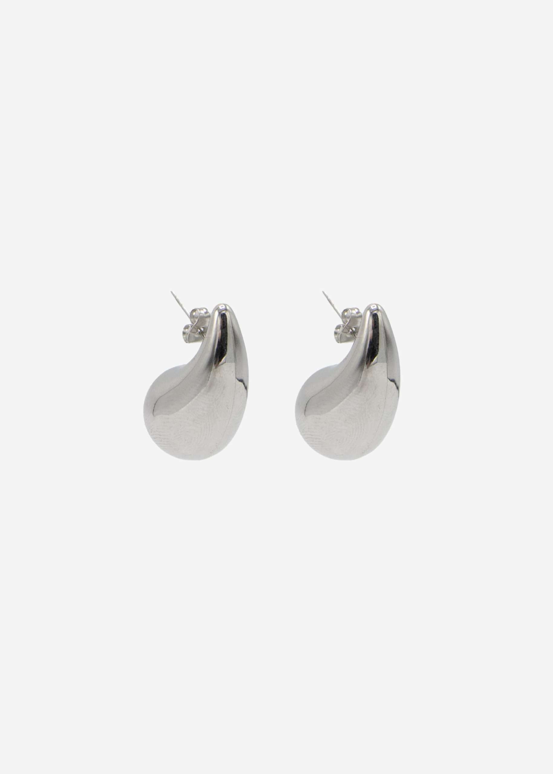 Drops stud earrings - silver