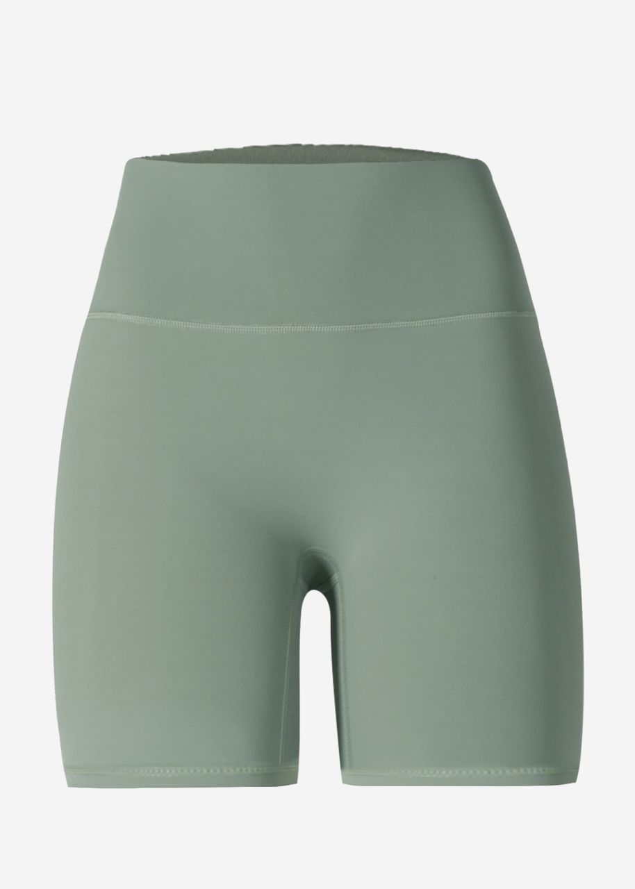 Short sports leggings - khaki