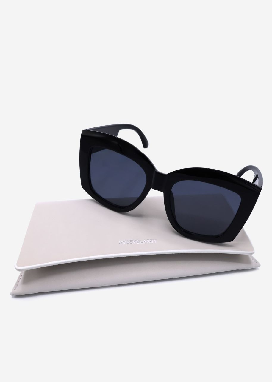 Oversize sunglasses - black