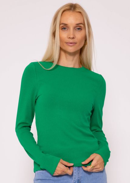 Loose long sleeve shirt - green