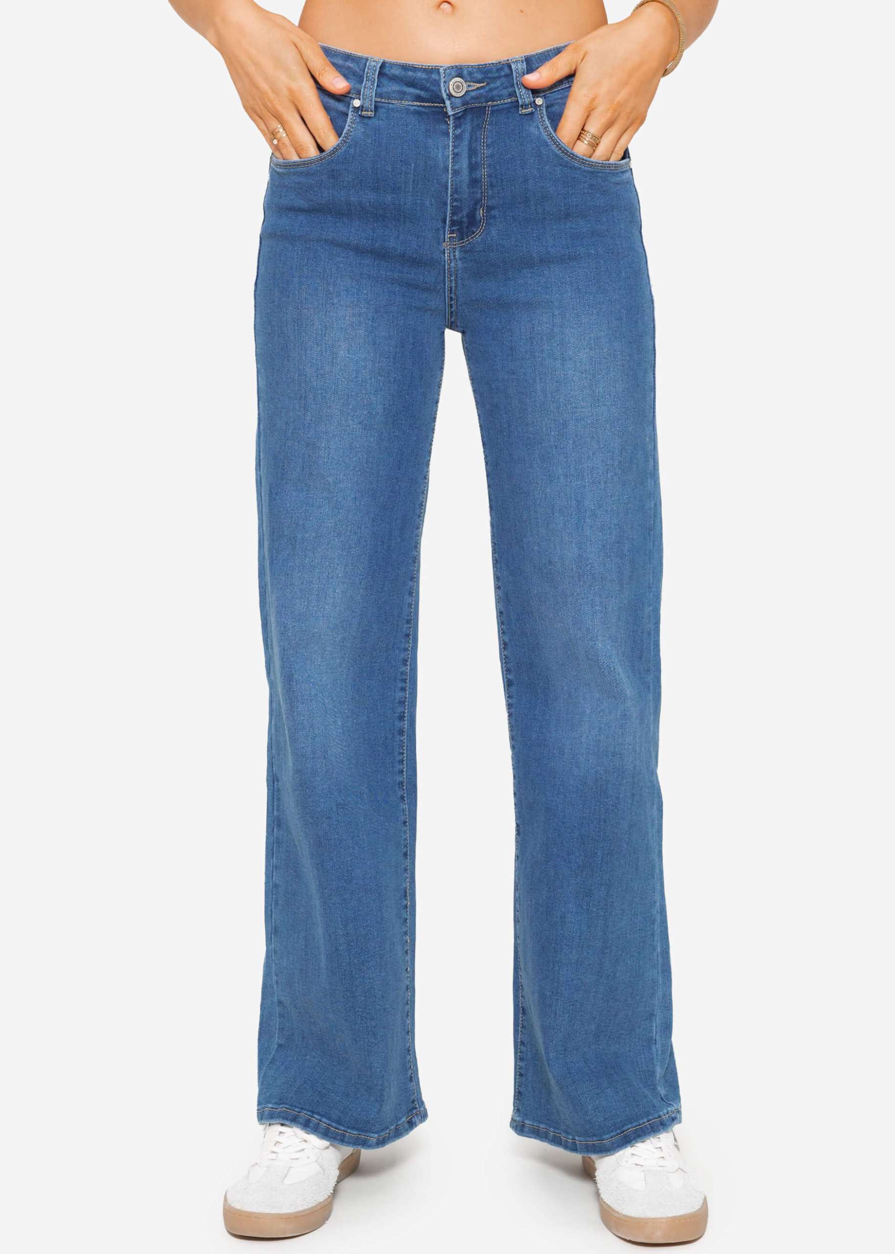 Flared jeans - medium blue