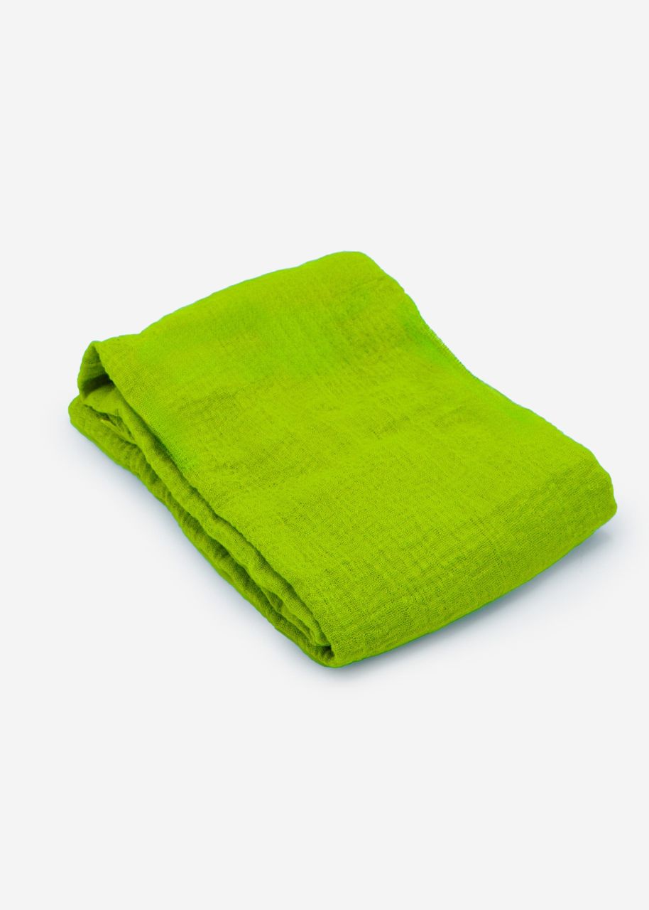 Muslin scarf - bright green