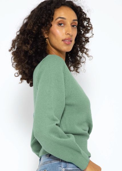 Wickel Cardigan - grün