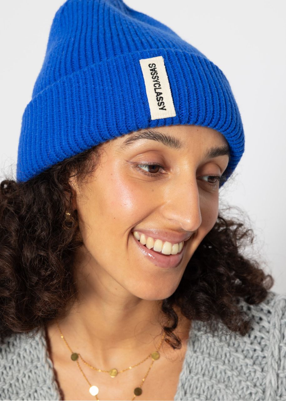 SASSYCLASSY Beanie - royal blue