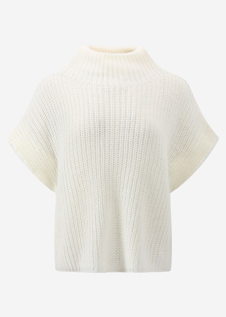 Jumper with turtleneck - offwhite