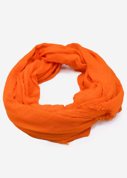 Muslin scarf, orange