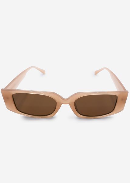Transparent sunglasses - nude