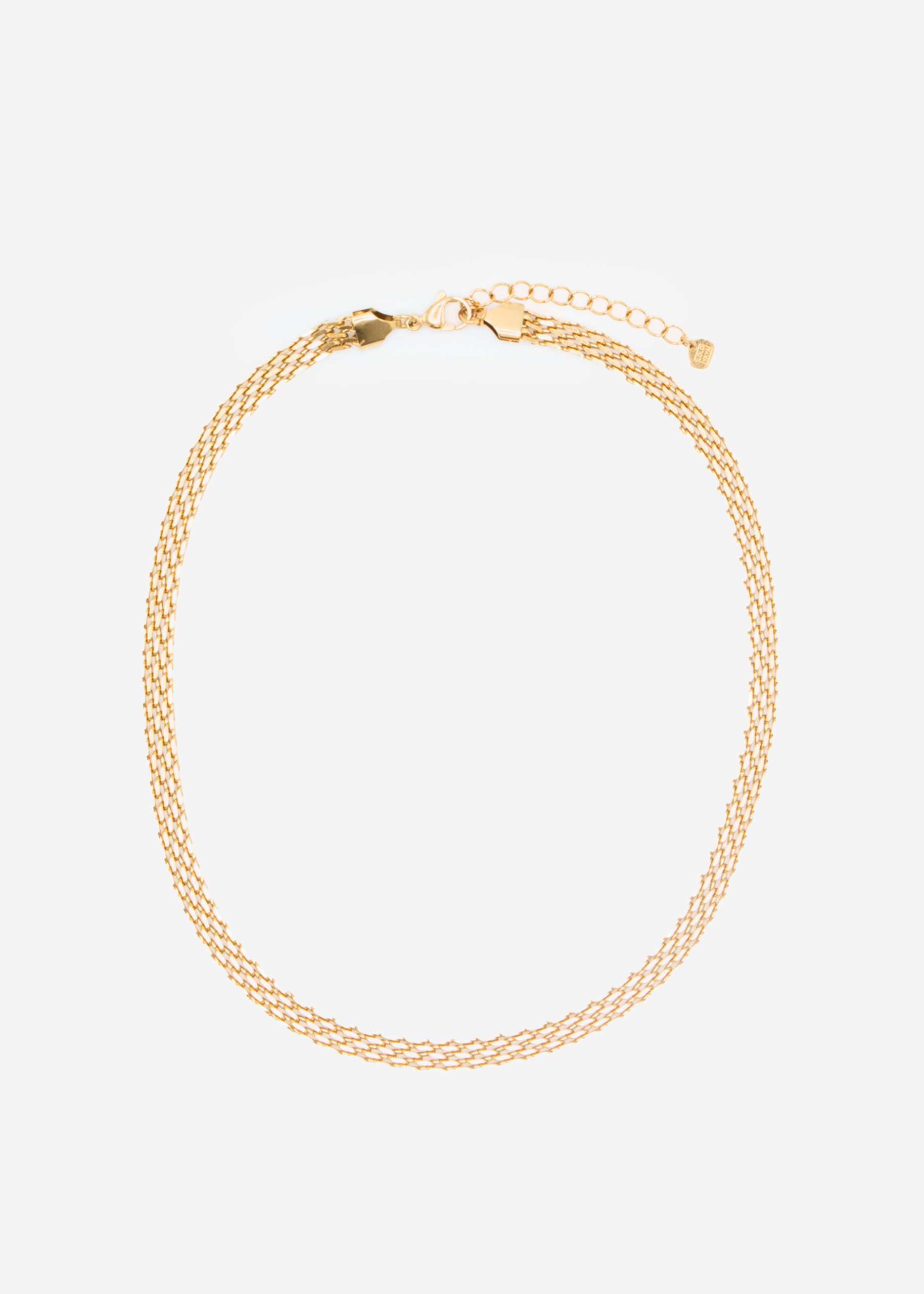 Wide link chain - gold