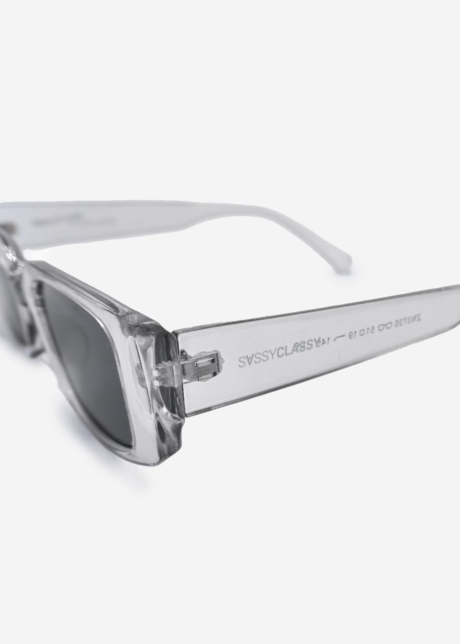 Transparent sunglasses - grey