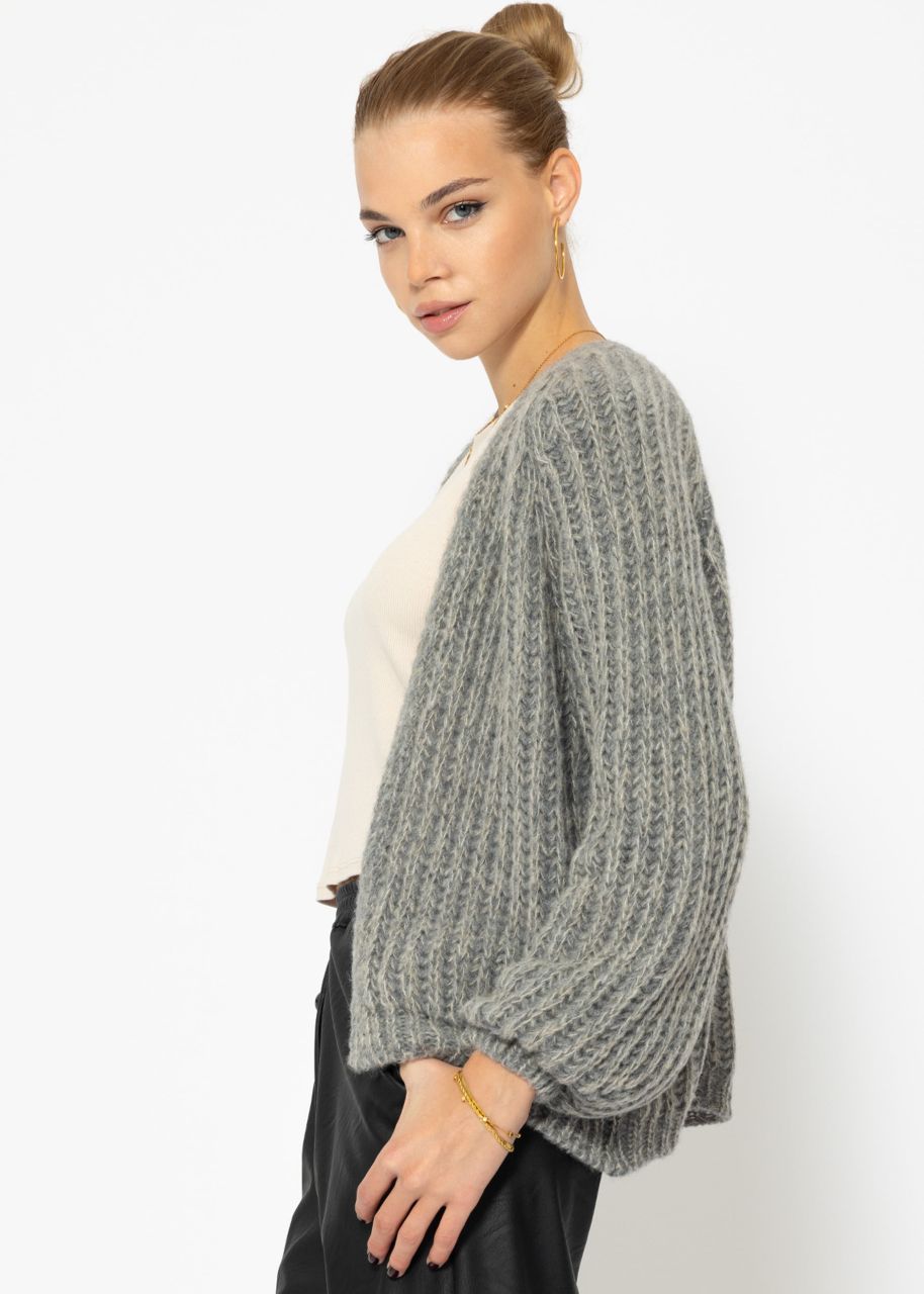 Raglan cardigan - grey