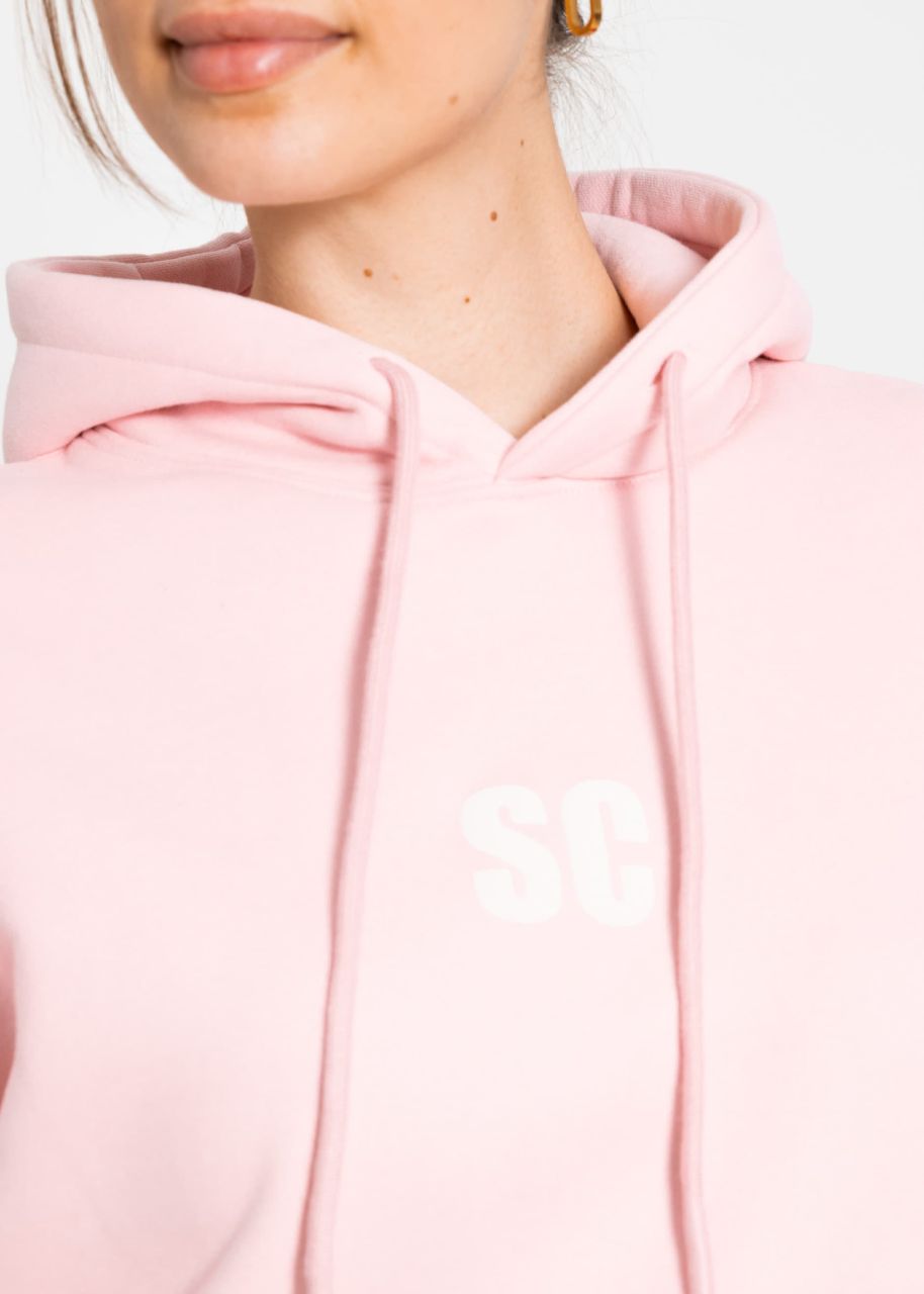 Sweatshirt with hood - pink