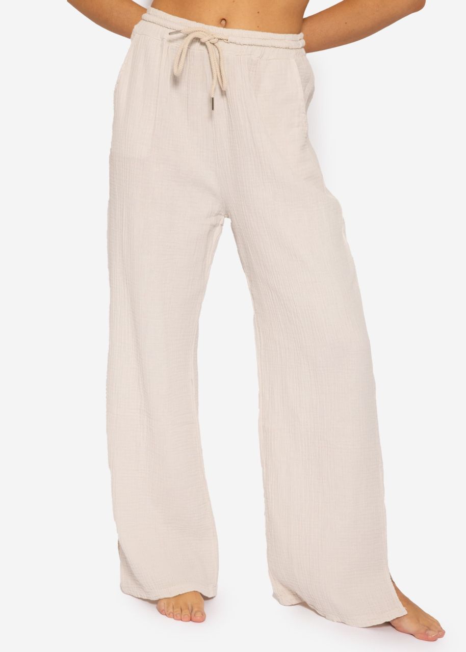 Muslin Pants, light beige