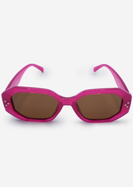 Large sunglasses - pink