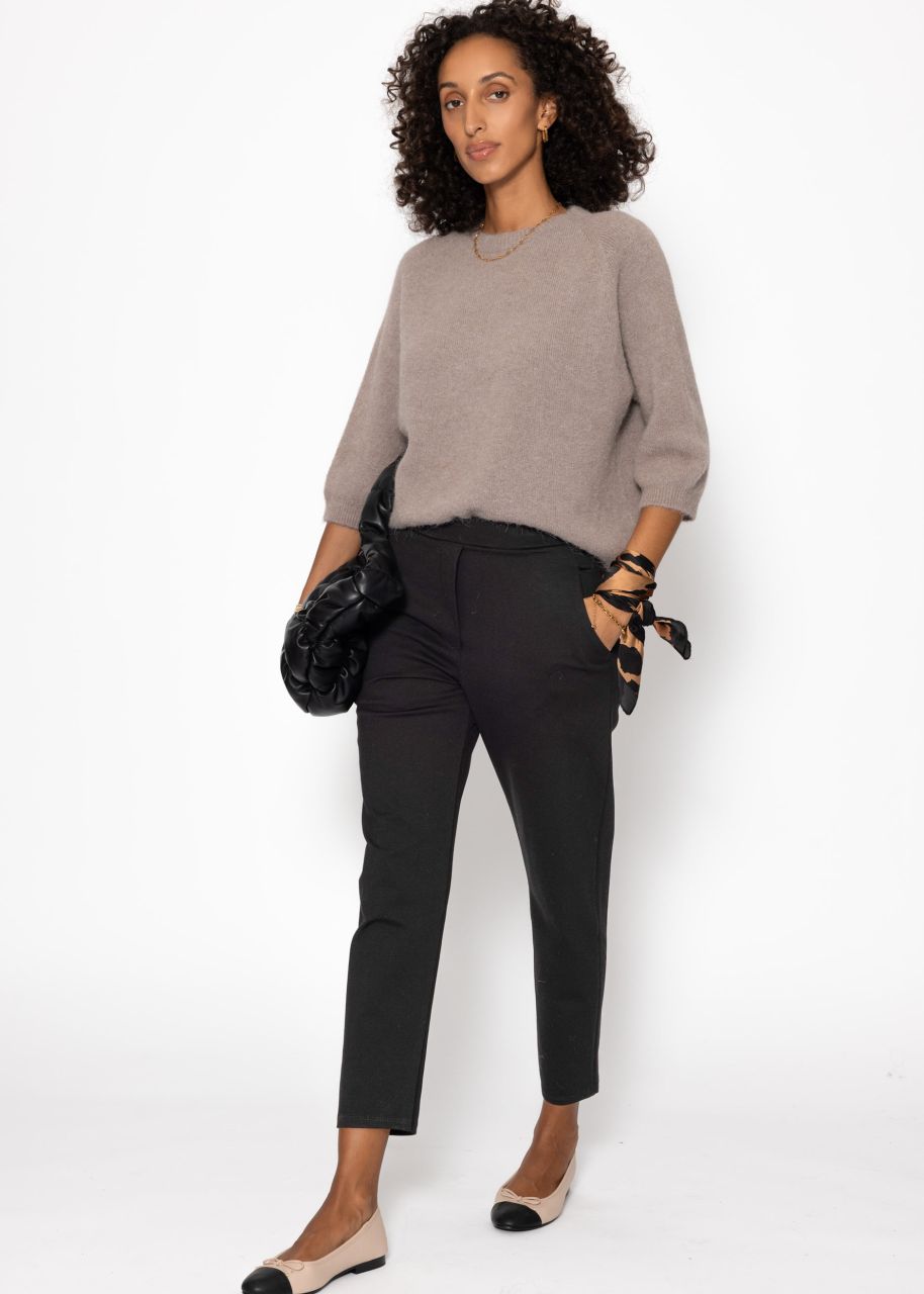 Jersey Chinos, black