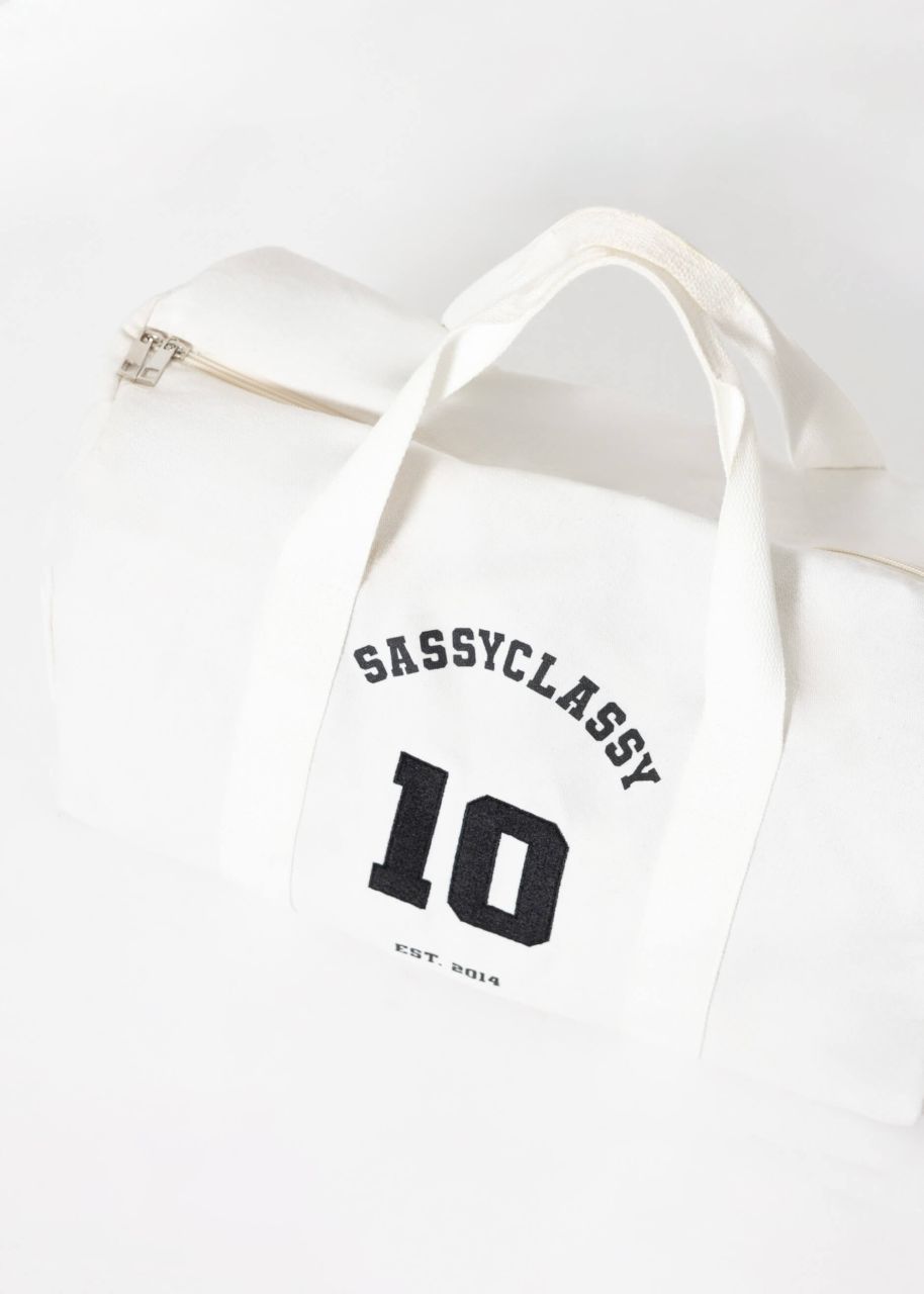 COLLEGE BAG - offwhite