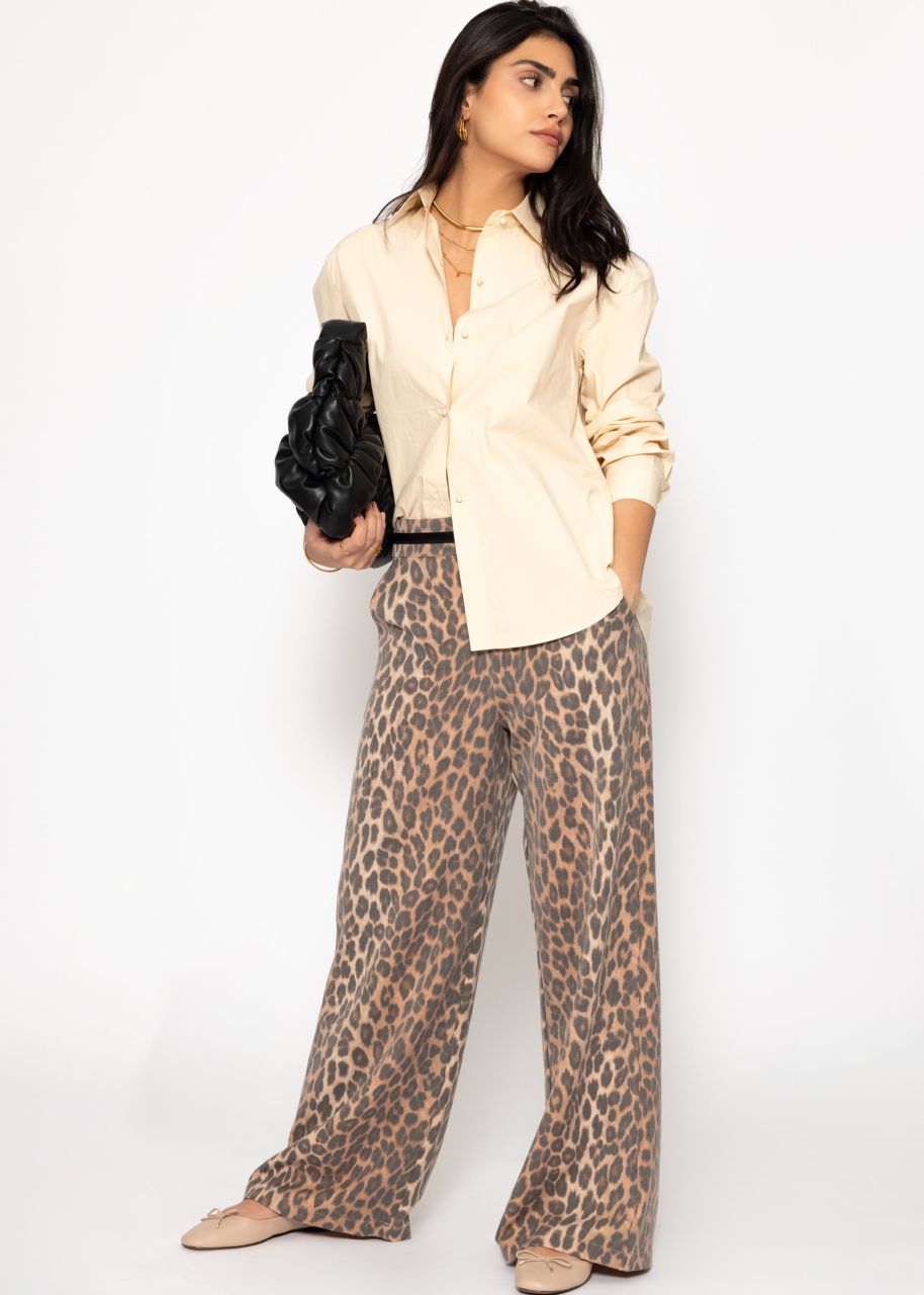 Flared blouse - butter yellow