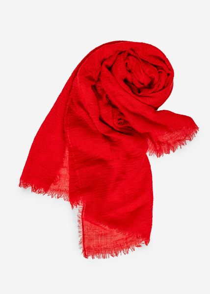 Muslin scarf - red