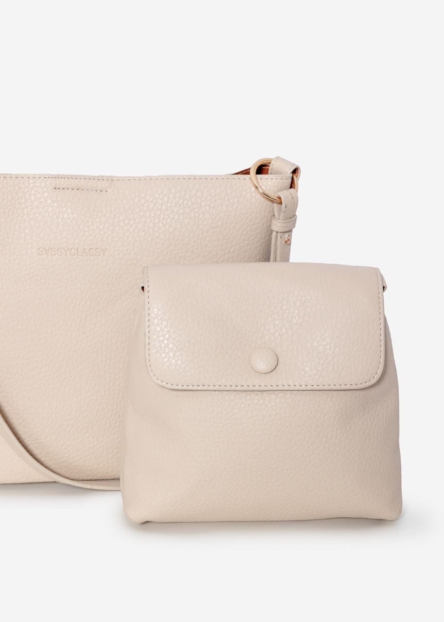 Pouch bag - beige