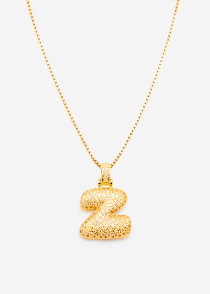 Letter chain - Z - gold