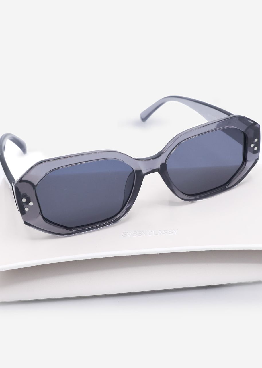 Large sunglasses - grey