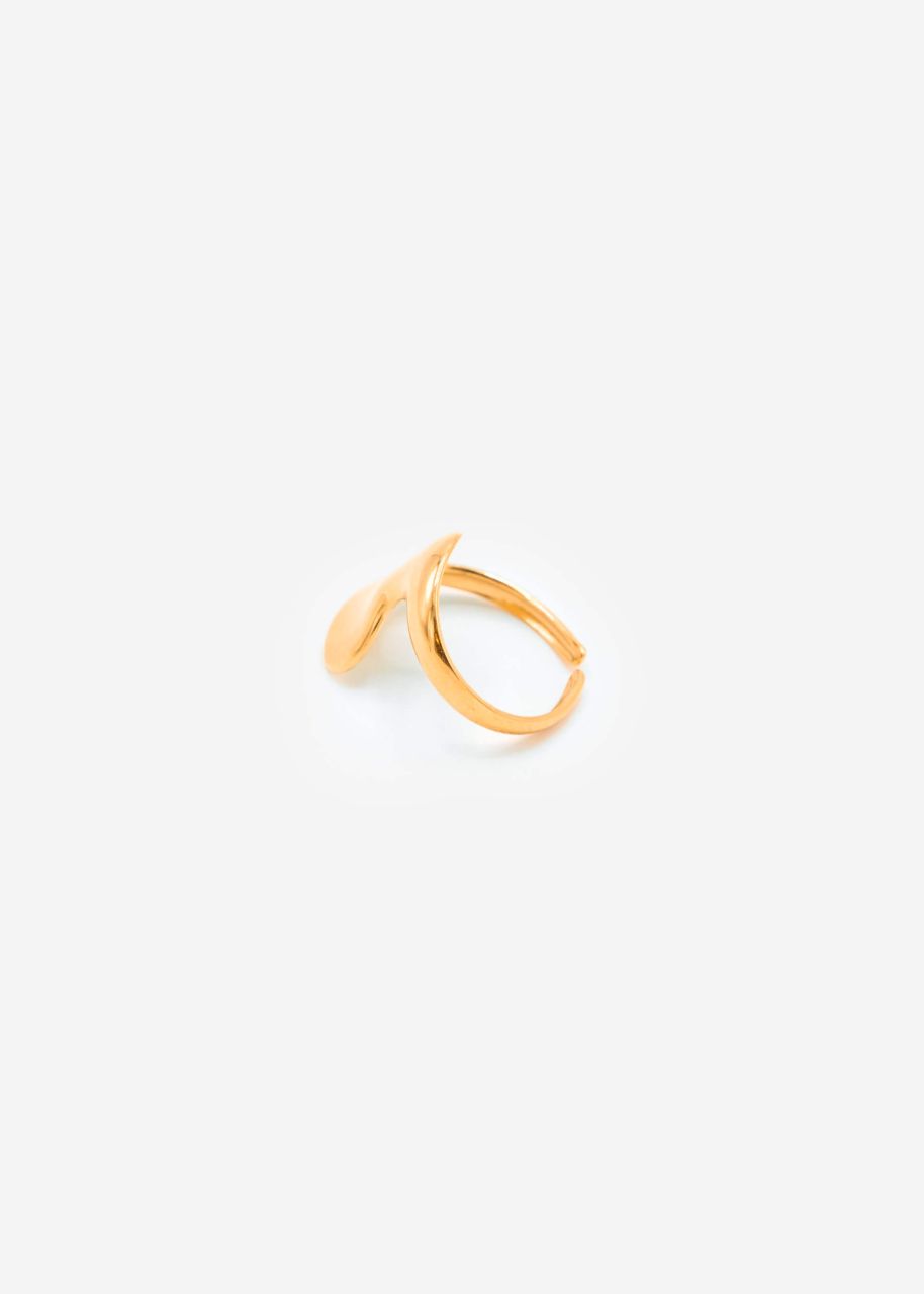 Looped ring - gold