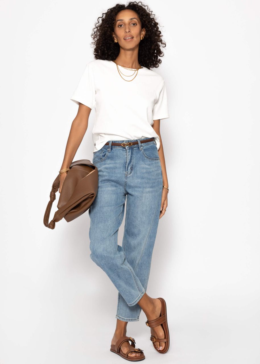 Round neck T-shirt - offwhite