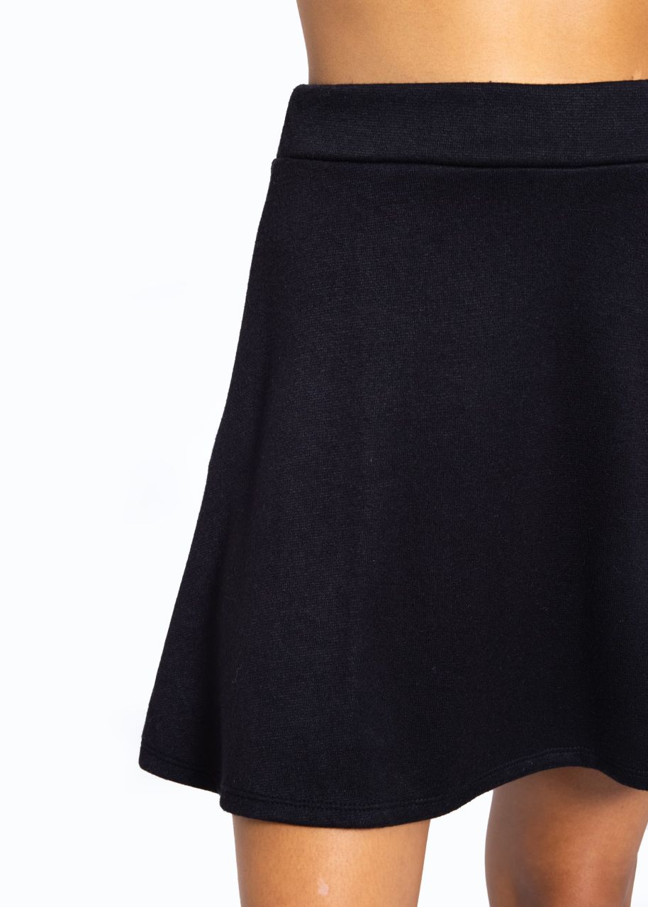 Super soft jersey skirt - black