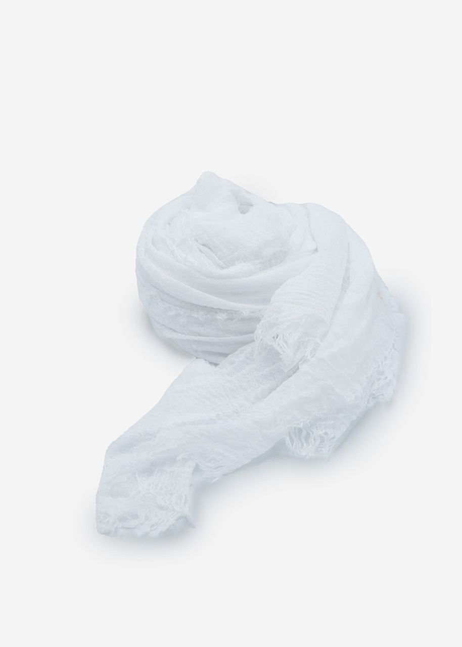 Muslin scarf - white