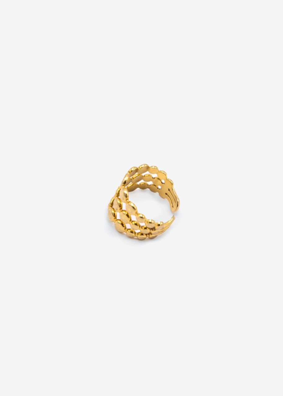 Wide ring, gold