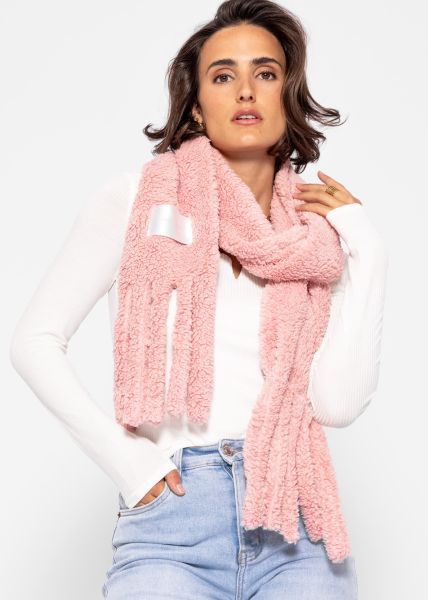 Teddy scarf - pink