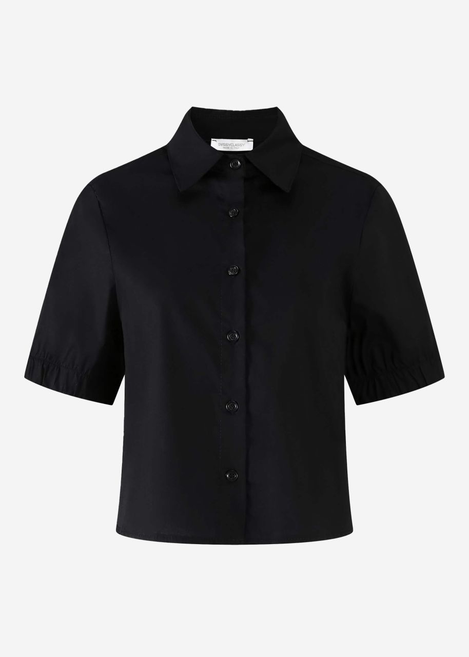 Poplin blouse - black