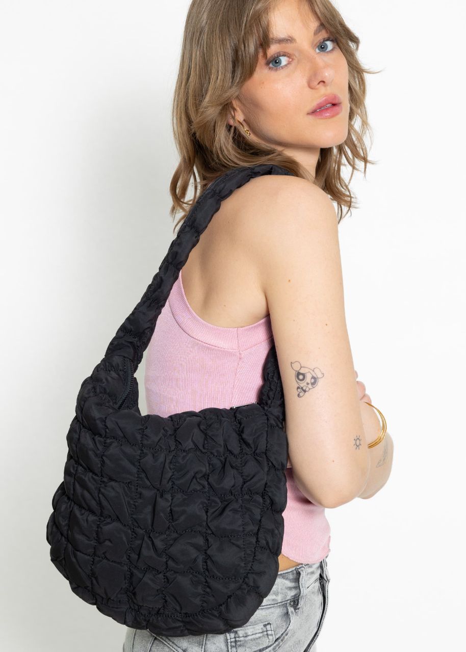 Quilted bag - black