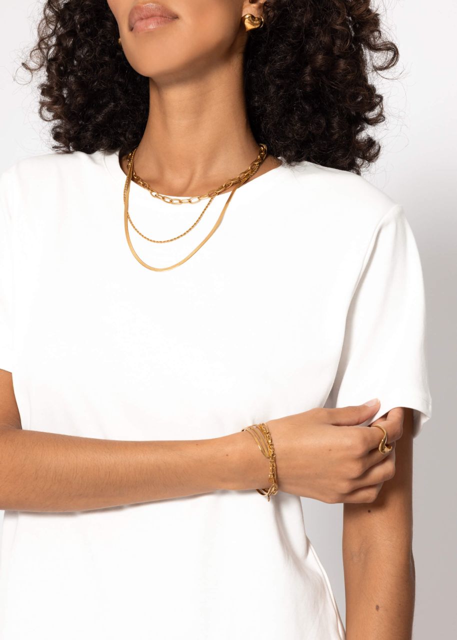 Round neck T-shirt - offwhite