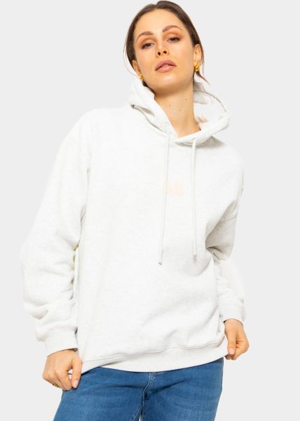 Hooded Sweatshirt Jacket - Gray melange - Ladies
