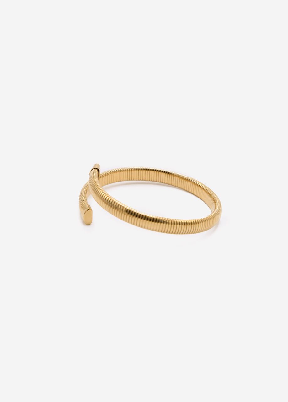 Flat bracelet, gold