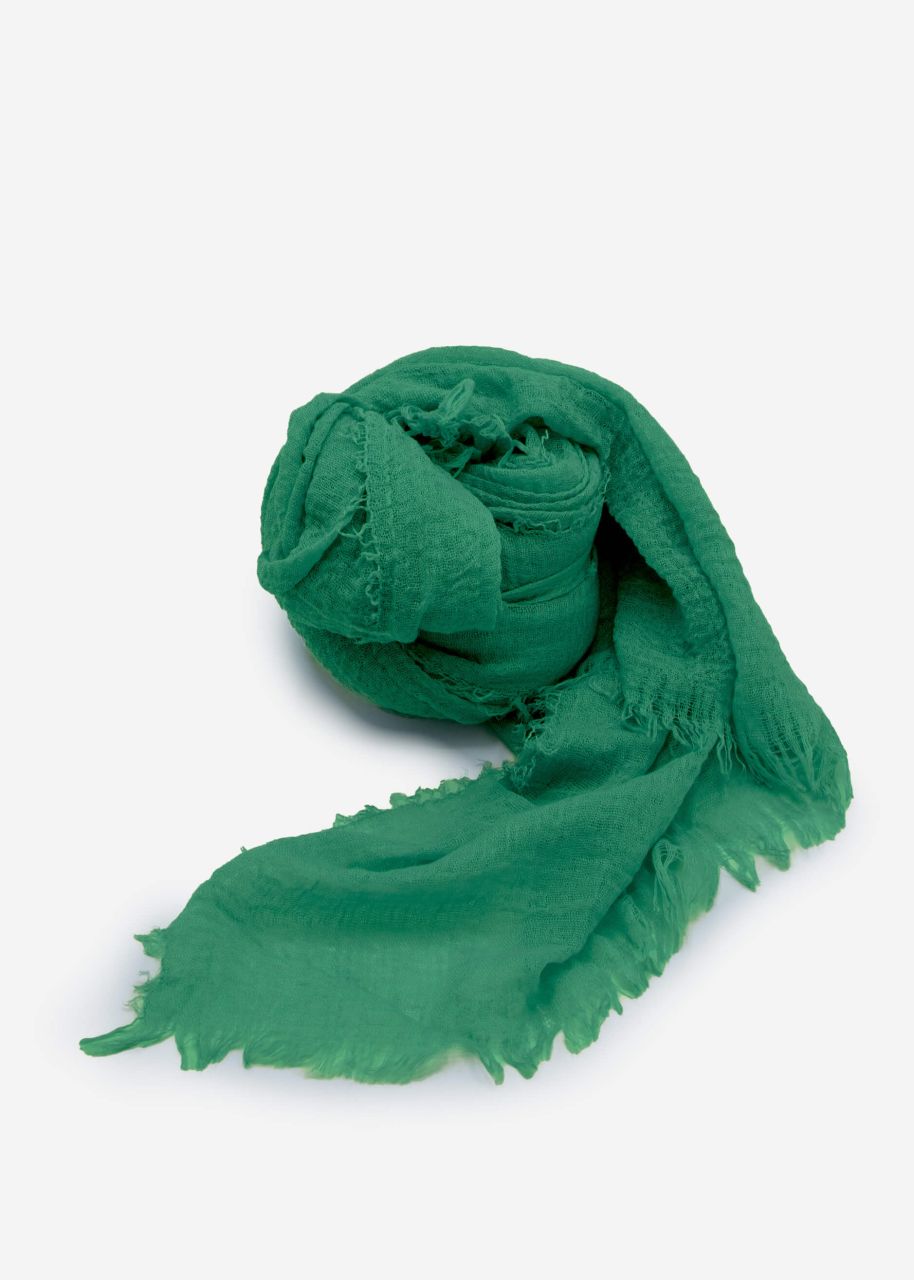 Muslin scarf, green