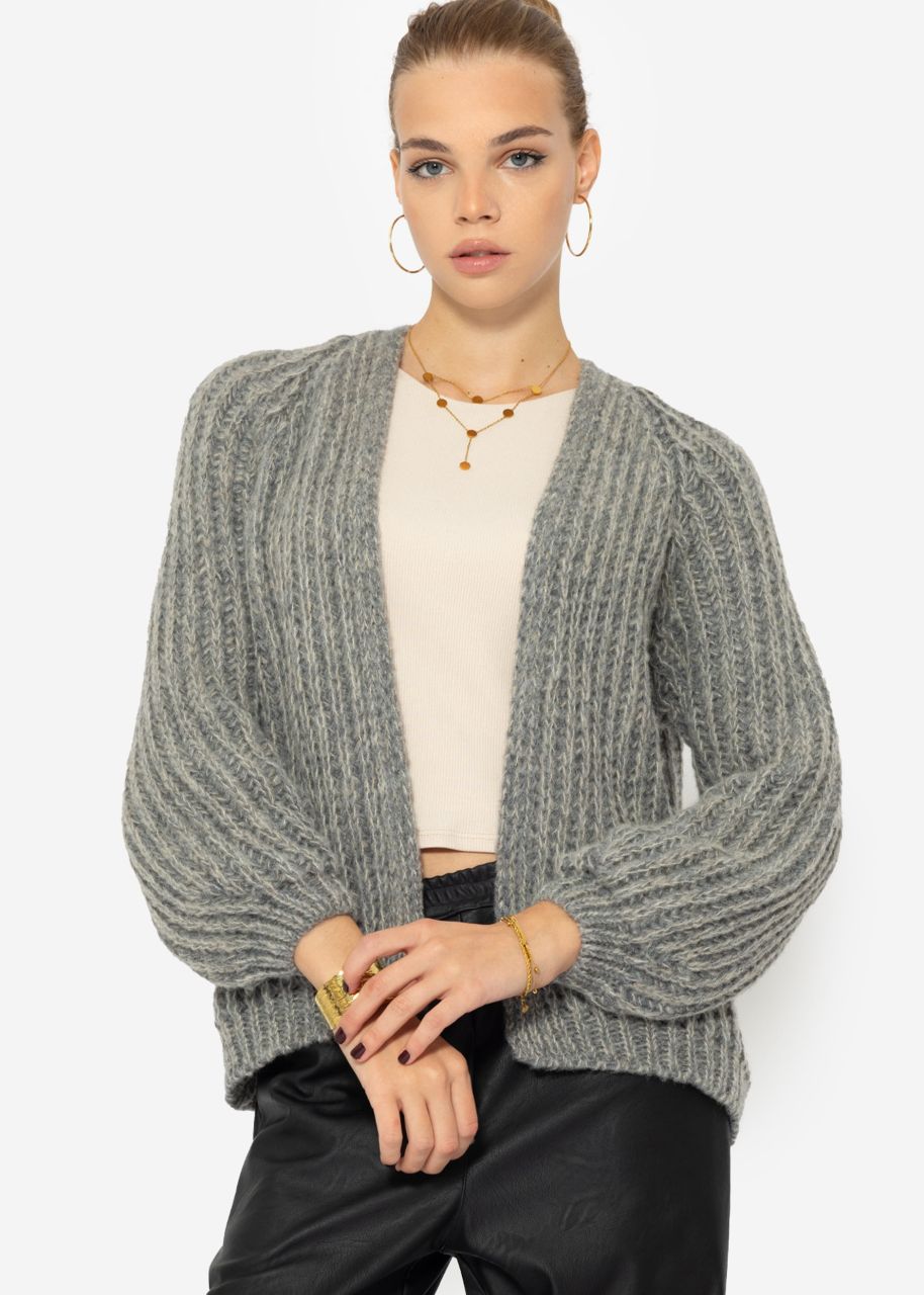 Raglan cardigan - grey