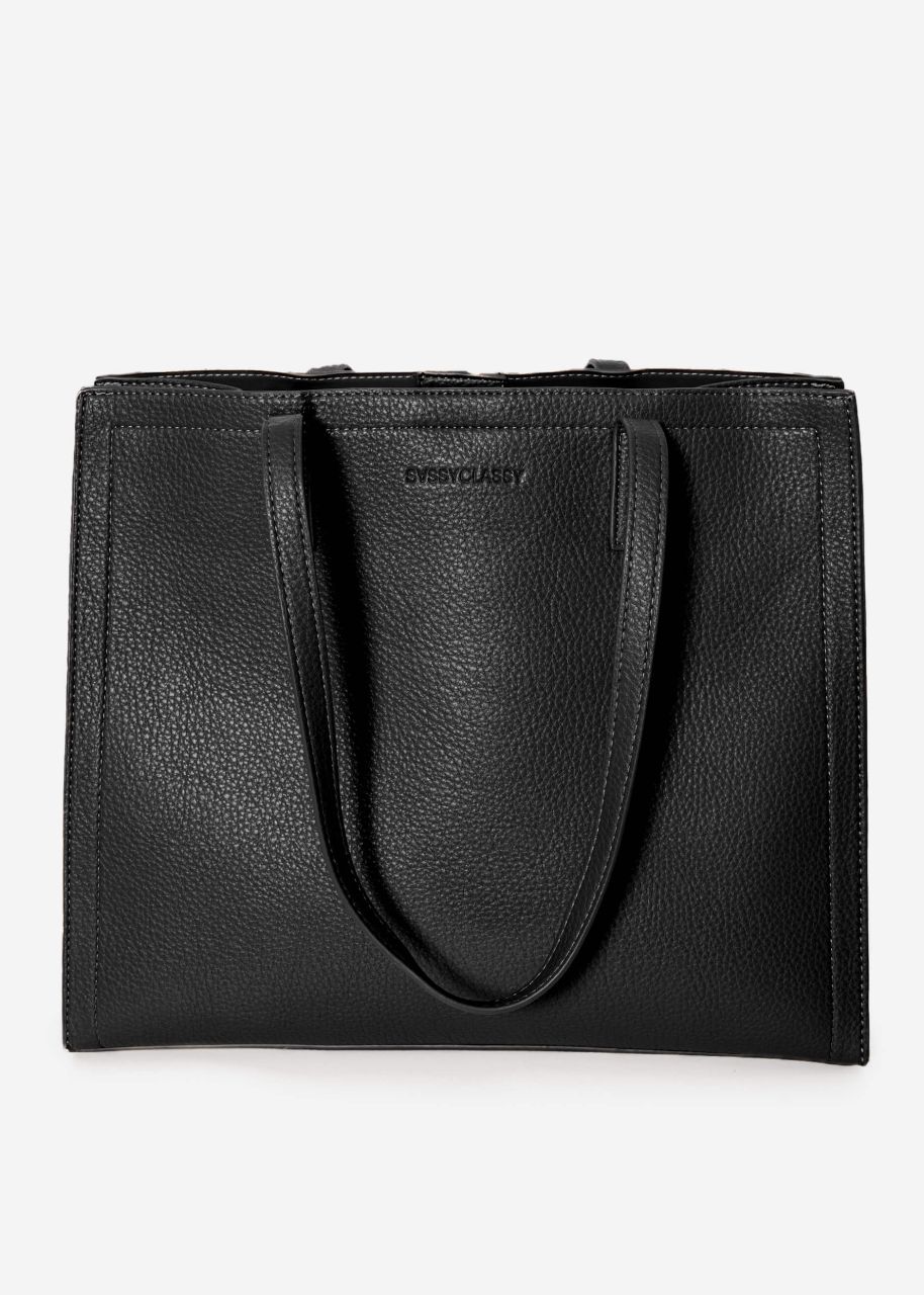 Tote shopper - black