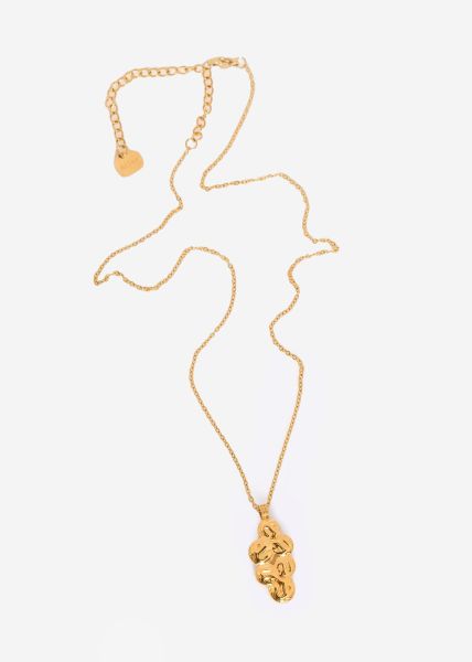 Chain with pendant, gold
