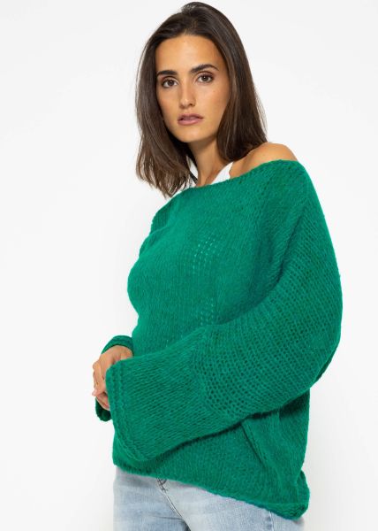 Oversize jumper, green