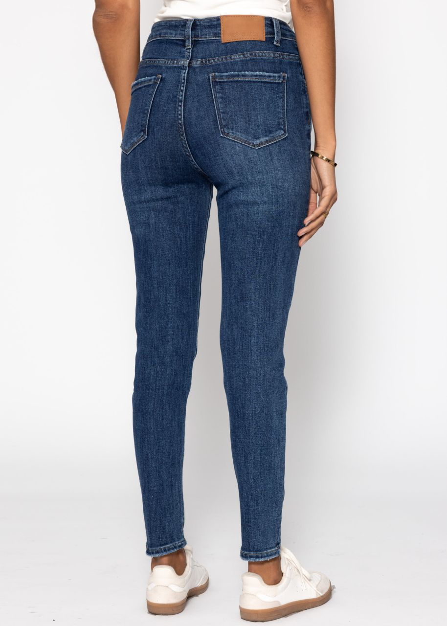 Highwaist jeans - dark blue