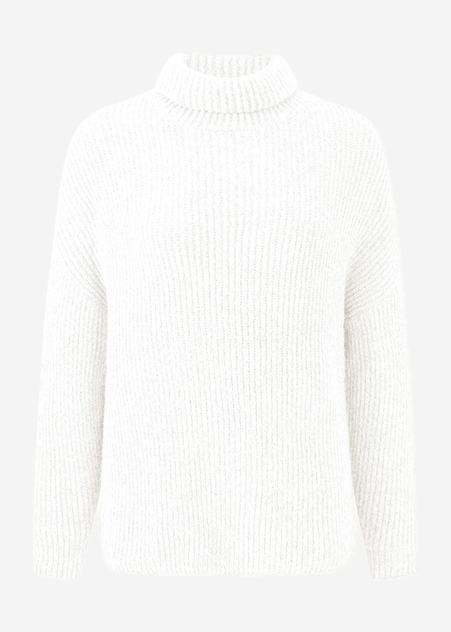 Oversize turtleneck sweater - offwhite