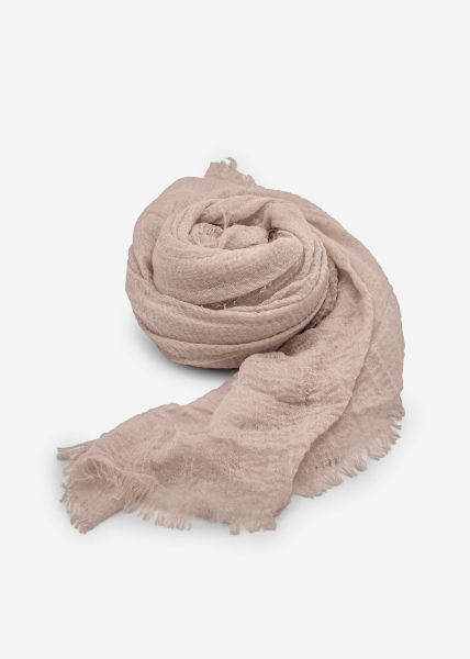 Muslin scarf, taupe
