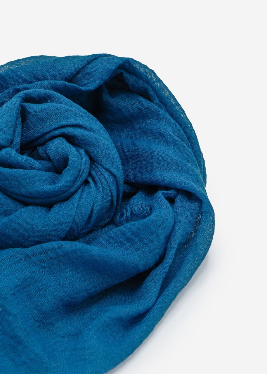 Muslin scarf - blue