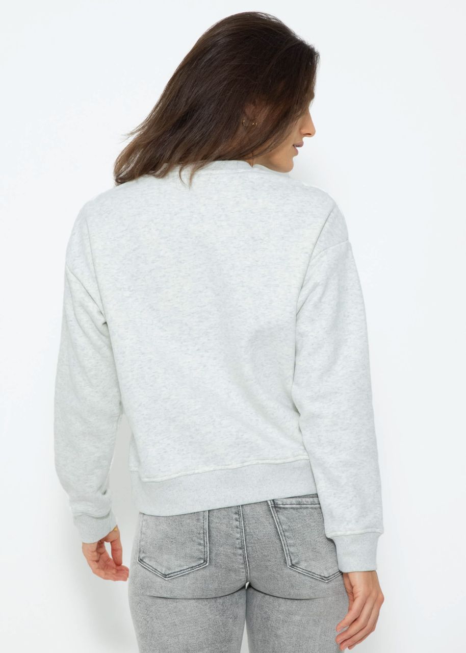 Sweatshirt - light gray