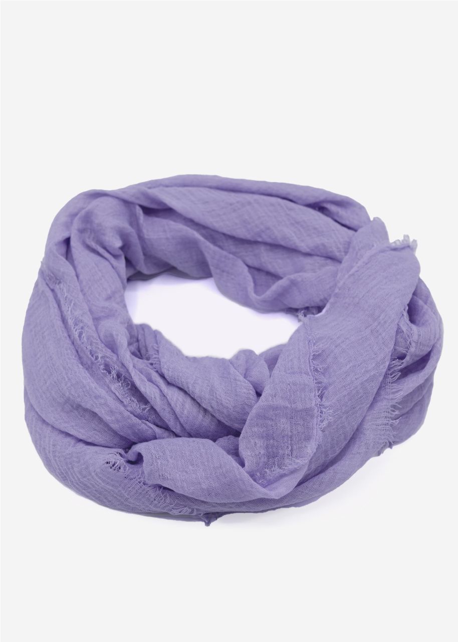 Muslin scarf, purple