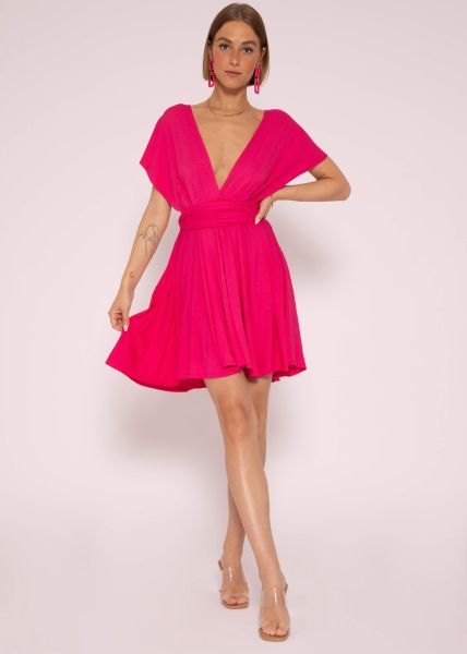 Multiway dress, raspberry red